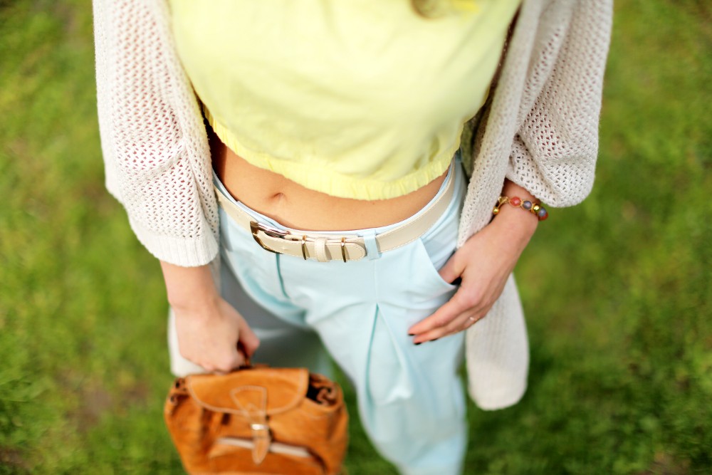 pastel pants