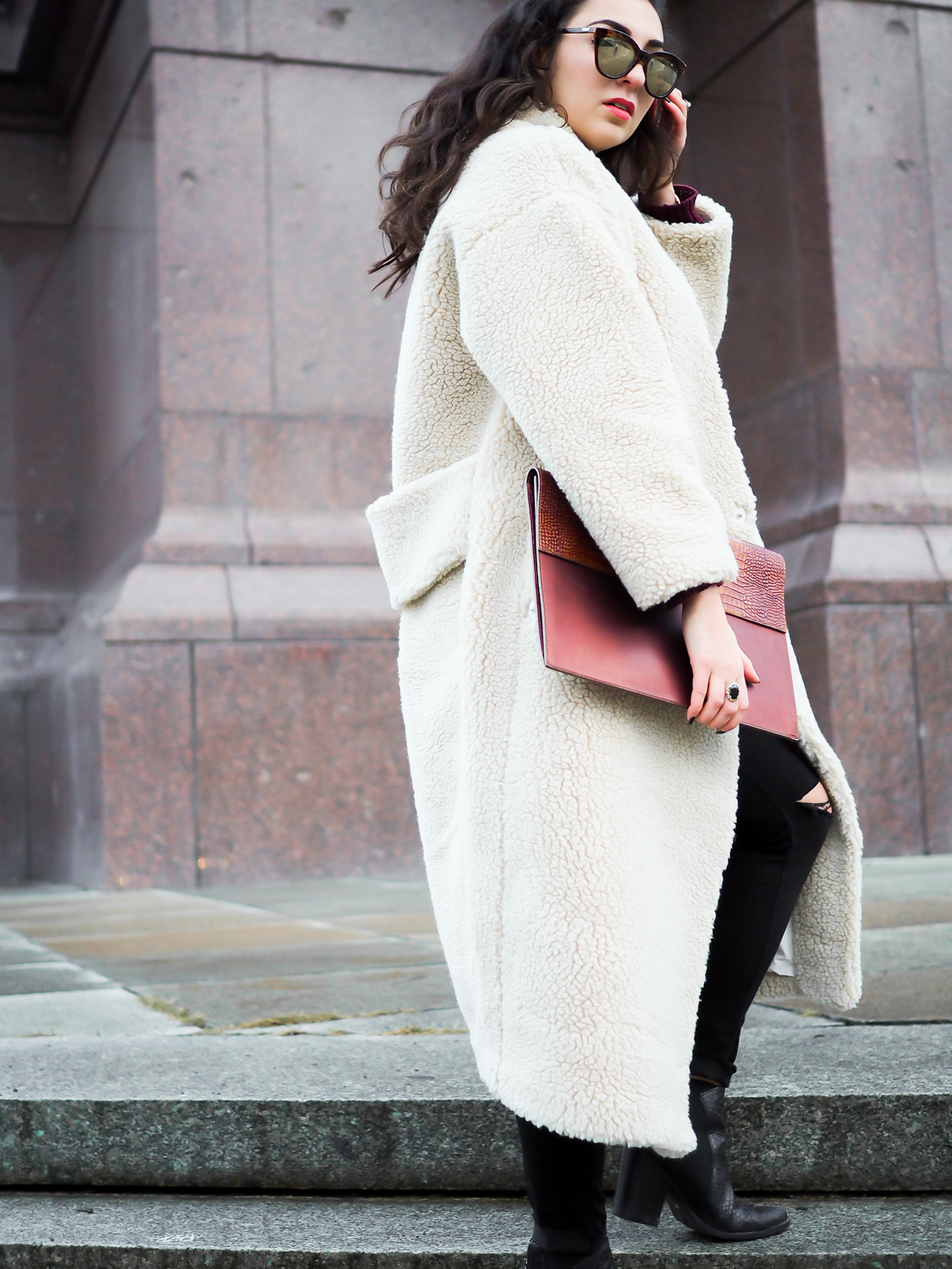Monki Fluffy Kimono Coat streetstyle casual winterlook winter outfit samieze fashionblog blogger berlin deutschland-9