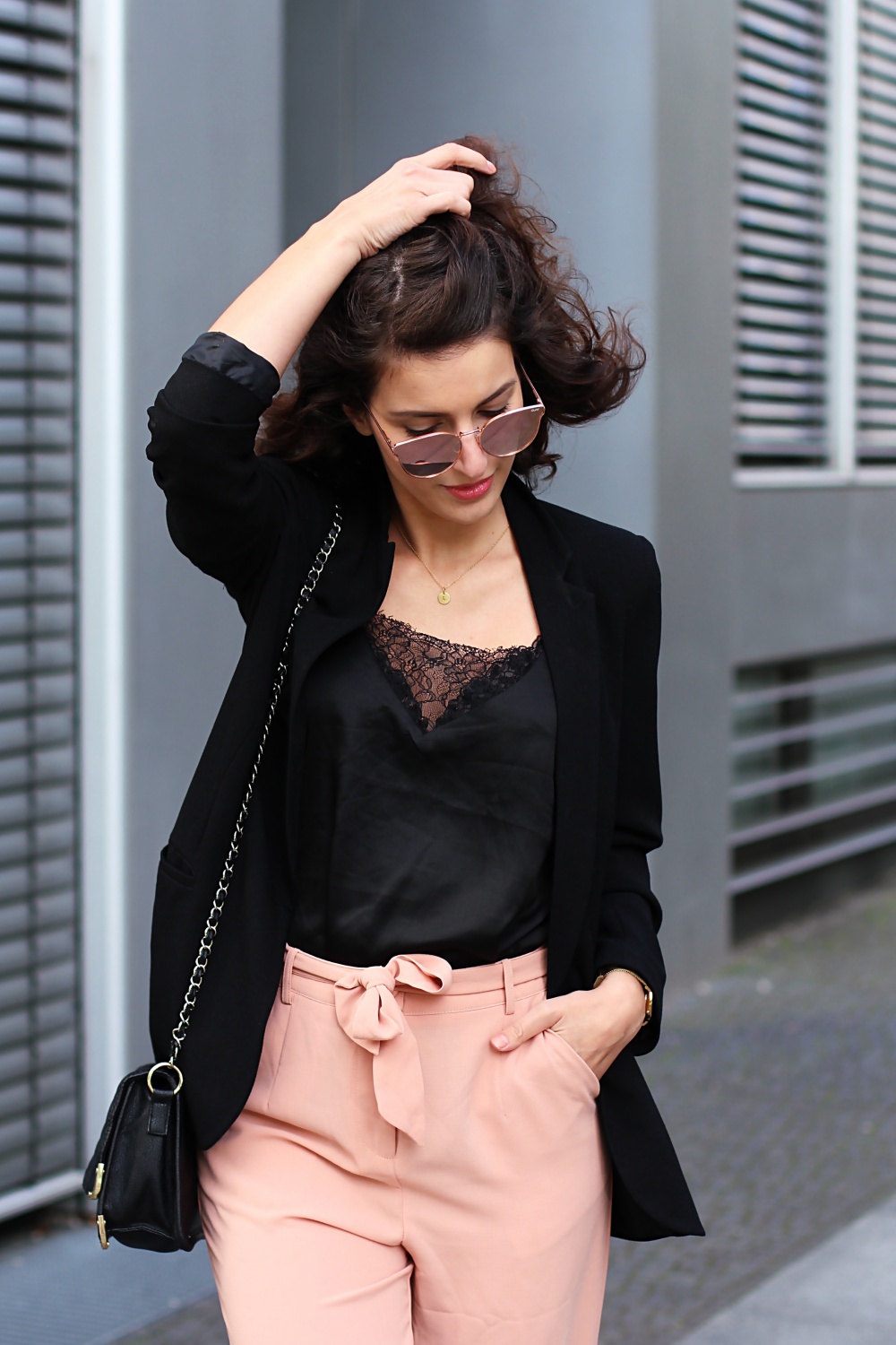blush culotte lace camisole fashion week outfit quay asos lookbook streetstyle berlin samieze blog 5