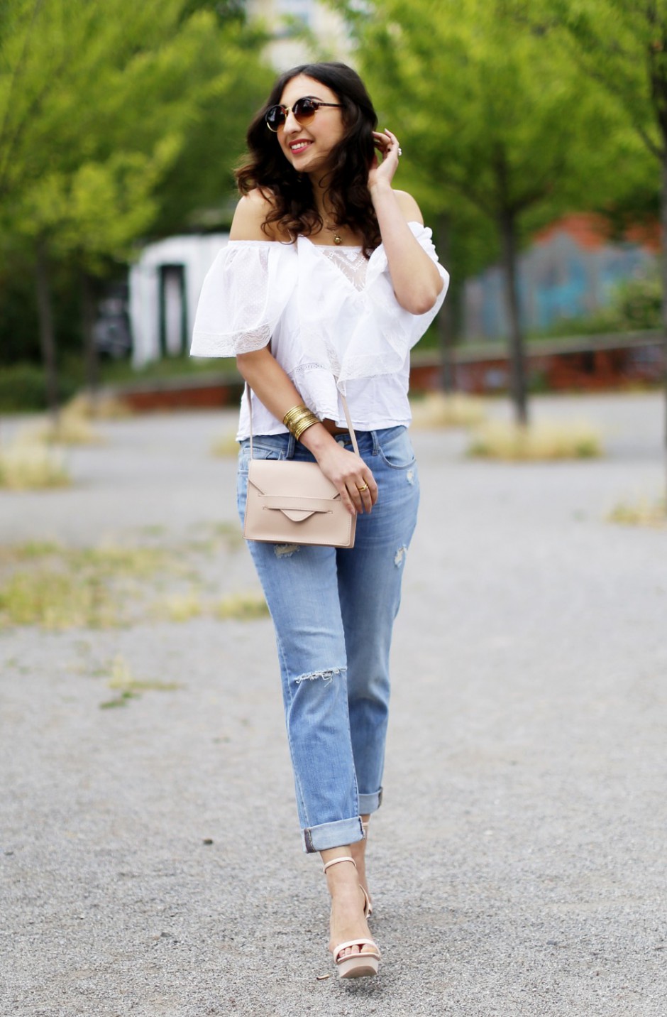 Outfit of the week // off shoulder trend – Fashion Blog from Berlin ...